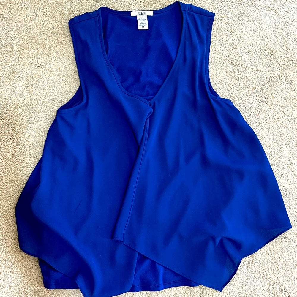 Bar III royal blue top! - Picture 1 of 2